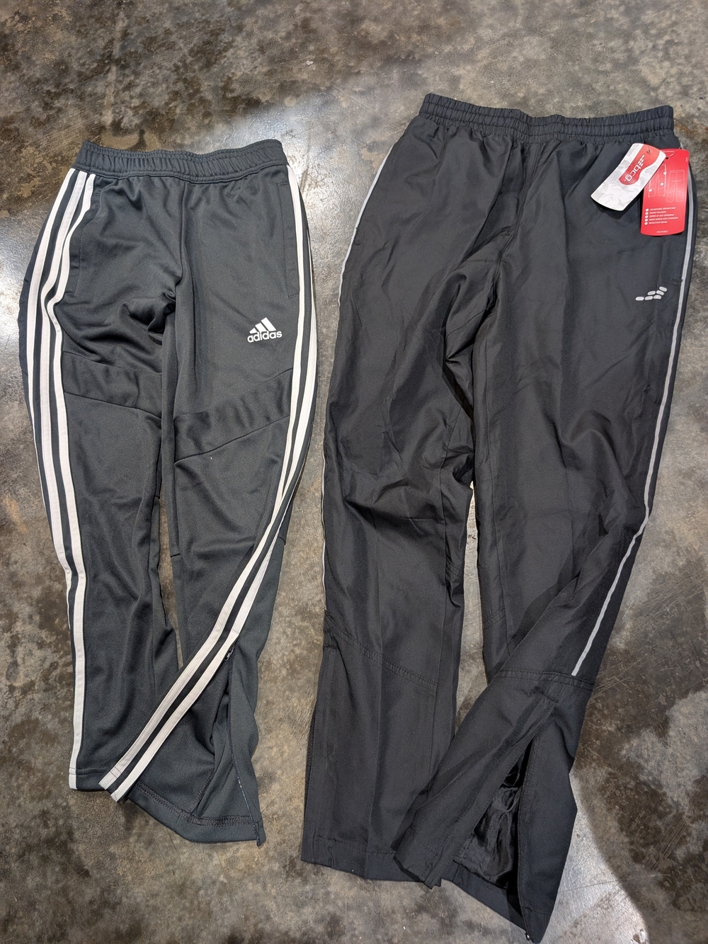 adidas & NWT BCG Kids Size S-M Black Track Pants